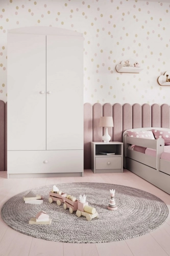 Szafa Babydreams biała bez wzoru