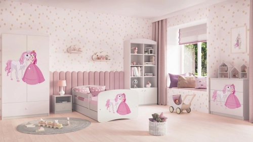 Szafa babydreams biała księżniczka konik