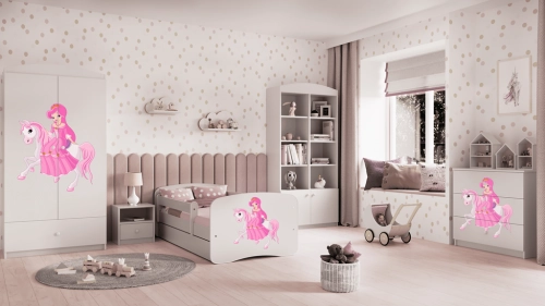 Szafa babydreams biała księżniczka na koniku