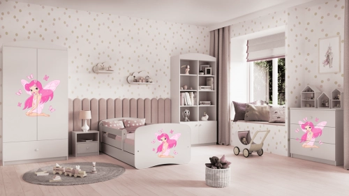 Szafa babydreams biała wróżka z motylkami