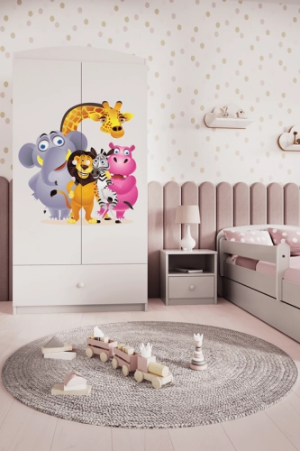 Szafa babydreams biała zoo