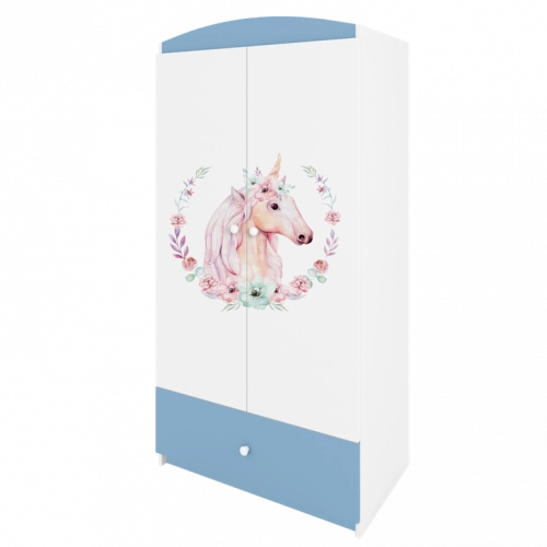 Szafa babydreams niebieska konik