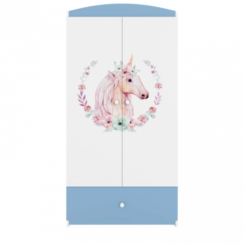 Szafa babydreams niebieska konik