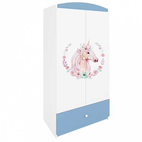 Szafa babydreams niebieska konik