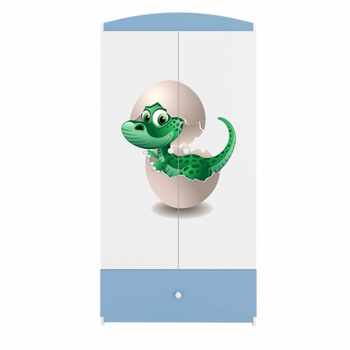 Szafa babydreams niebieska mały dino