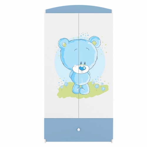 Szafa babydreams niebieska niebieski miś