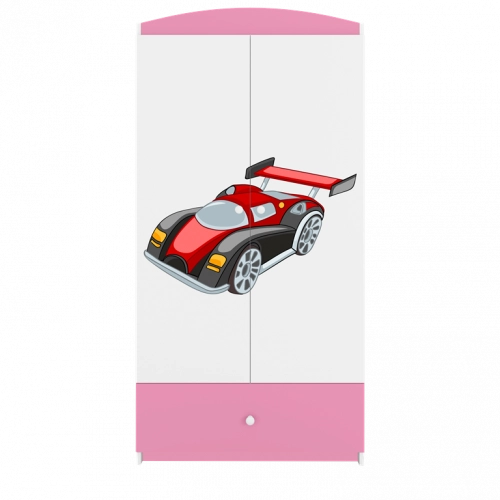 Szafa babydreams różowa auto wyścigowe