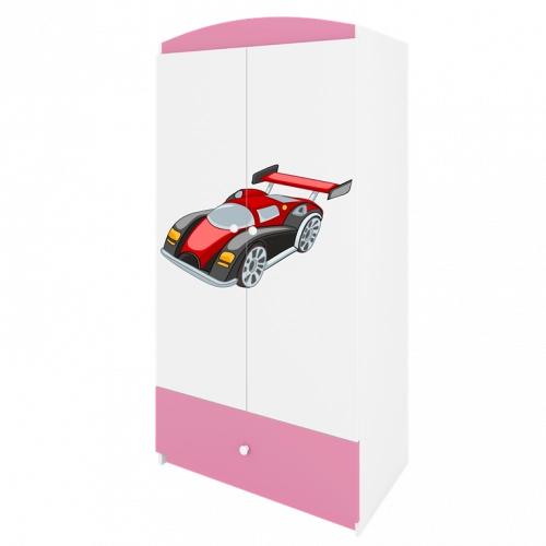 Szafa babydreams różowa auto wyścigowe