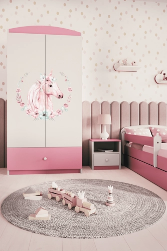Szafa babydreams różowa konik