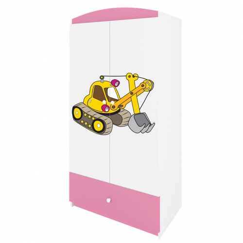 Szafa babydreams różowa koparka