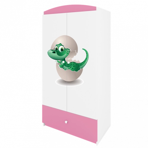 Szafa babydreams różowa mały dino