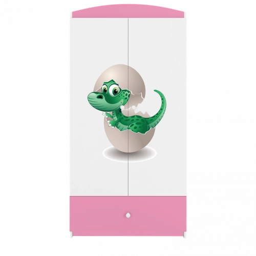 Szafa babydreams różowa mały dino