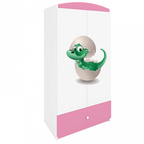 Szafa babydreams różowa mały dino
