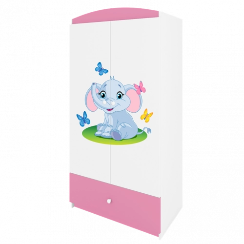 Szafa babydreams różowa słonik
