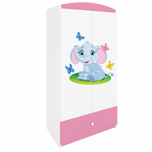 Szafa babydreams różowa słonik