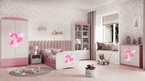 Szafa babydreams różowa wróżka z motylkami