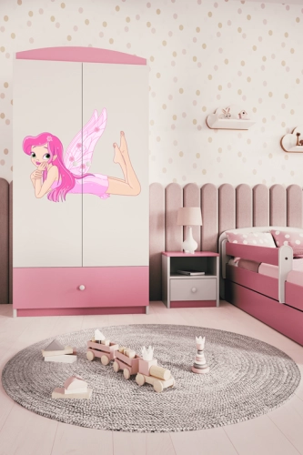 Szafa babydreams różowa wróżka ze skrzydełkami