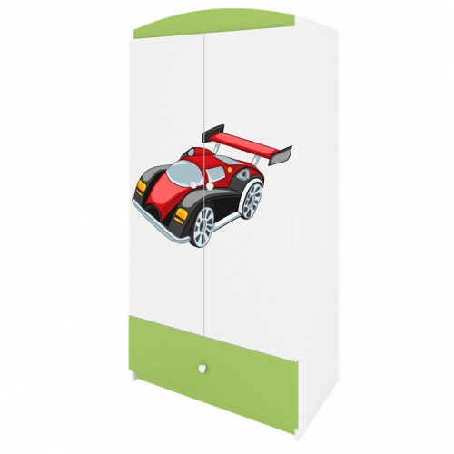 Szafa babydreams zielona auto wyścigowe