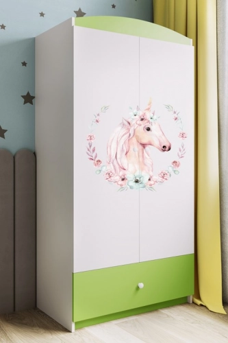 Szafa babydreams zielona konik