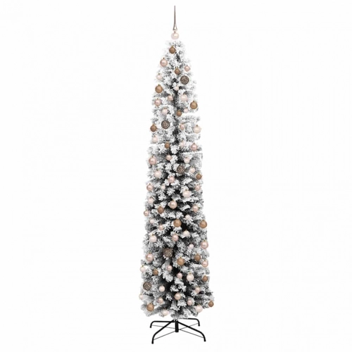 Tievā Ziemassvētku Egle Ar Statīvu Zaļa 55 X 55 X 210 Cm Vidaxl