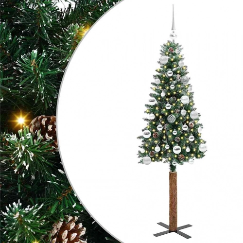 Tievā Ziemassvētku Egle Su 150 Led Zaļš Un Balts 150 Cm Vidaxl