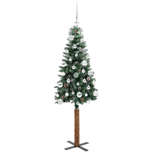 Tievā Ziemassvētku Egle Su 150 Led Zaļš Un Balts 150 Cm Vidaxl