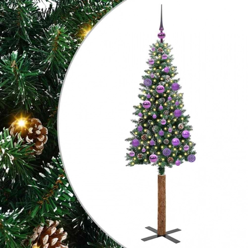 Tievā Ziemassvētku Egle Su 150 Led Zaļš Un Balts 150 Cm Vidaxl