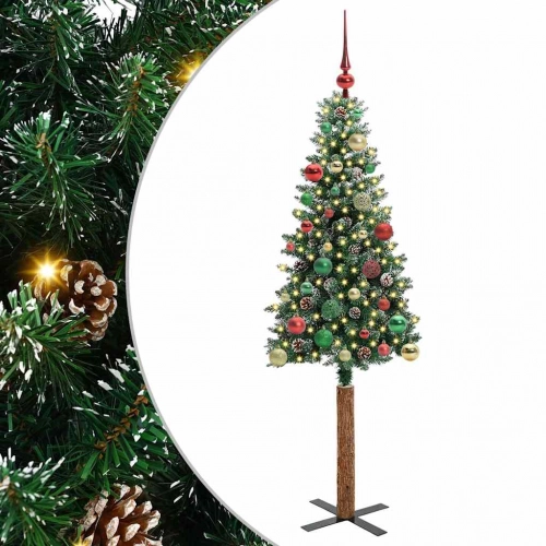 Tievā Ziemassvētku Egle Su 150 Led Zaļš Un Balts 150 Cm Vidaxl