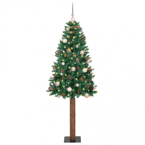 Tievā Ziemassvētku Egle Su 300 Led Zaļa 77 X 77 X 210 Cm Pvc Vidaxl