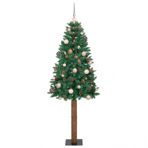 Tievā Ziemassvētku Egle Su 300 Led Zaļa 77 X 77 X 210 Cm Pvc Vidaxl