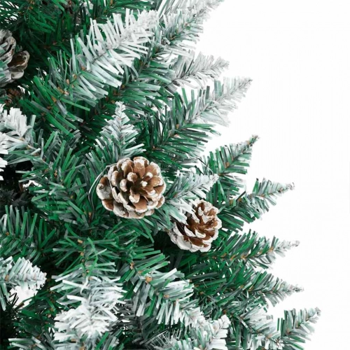 Tievā Ziemassvētku Egle Su 300 Led Zaļš Un Balts 180 Cm Vidaxl