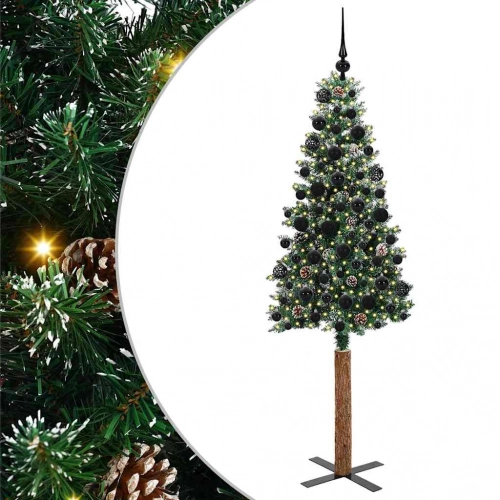 Tievā Ziemassvētku Egle Su 300 Led Zaļš Un Balts 180 Cm Vidaxl