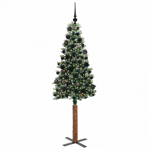 Tievā Ziemassvētku Egle Su 300 Led Zaļš Un Balts 180 Cm Vidaxl