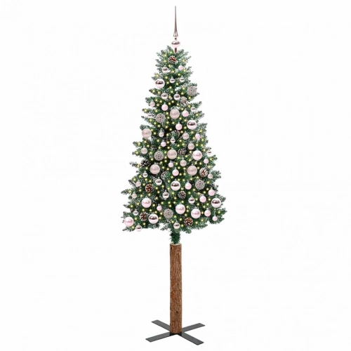 Tievā Ziemassvētku Egle Su 300 Led Zaļš Un Balts 180 Cm Vidaxl