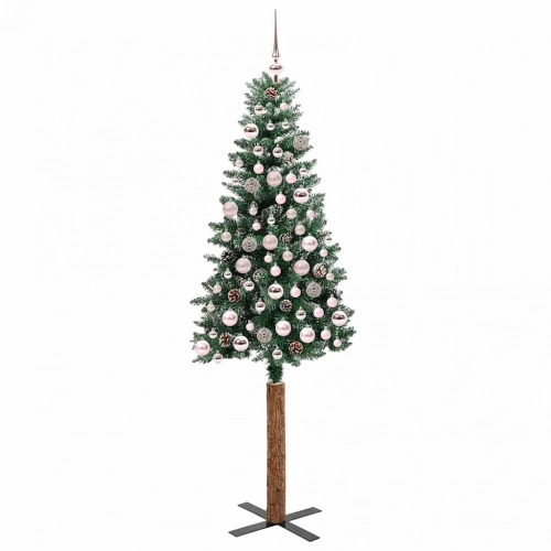 Tievā Ziemassvētku Egle Su 300 Led Zaļš Un Balts 180 Cm Vidaxl