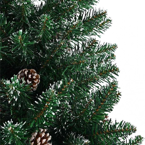 Tievā Ziemassvētku Egle Su 300 Led Zaļš Un Balts 180 Cm Vidaxl