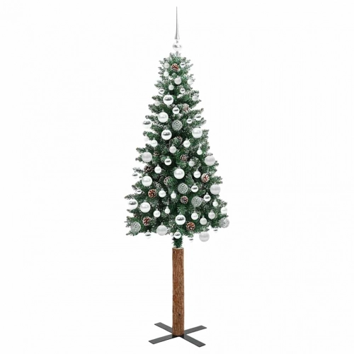Tievā Ziemassvētku Egle Su 300 Led Zaļš Un Balts 180 Cm Vidaxl