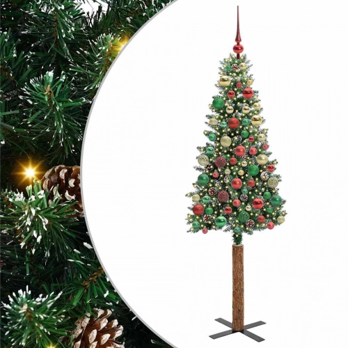 Tievā Ziemassvētku Egle Su 300 Led Zaļš Un Balts 180 Cm Vidaxl