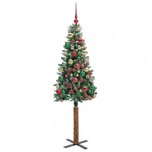 Tievā Ziemassvētku Egle Su 300 Led Zaļš Un Balts 180 Cm Vidaxl