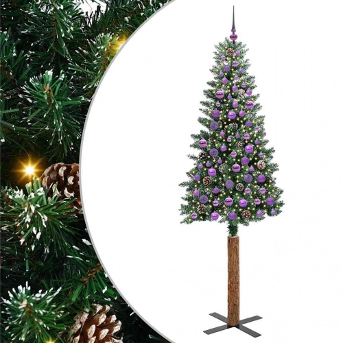 Tievā Ziemassvētku Egle Su 300 Led Zaļš Un Balts 210 Cm Vidaxl