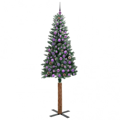 Tievā Ziemassvētku Egle Su 300 Led Zaļš Un Balts 210 Cm Vidaxl