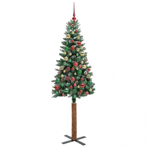 Tievā Ziemassvētku Egle Su 300 Led Zaļš Un Balts 210 Cm Vidaxl