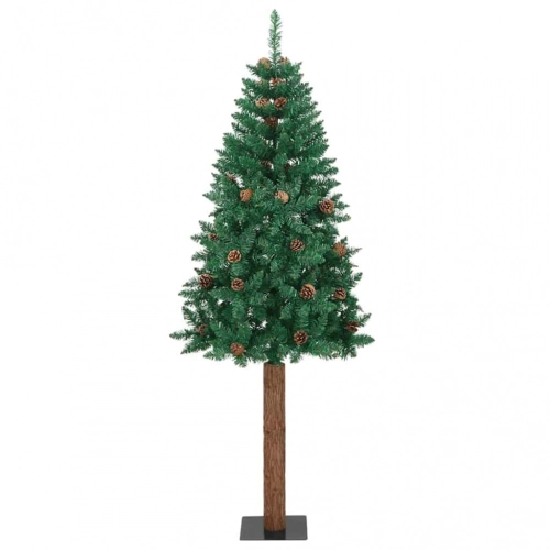 Tievā Ziemassvētku Egle Zaļa 77 X 77 X 210 Cm Pvc Vidaxl