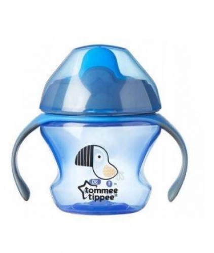Tommee Tippee Exp Kubek Pierwszy Z Uchwyt. Niebieski 150ml , 4+ Nowy