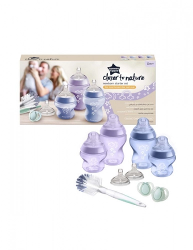 Tommee Tippee Zestaw startowy dla noworodka Fioletowo Niebieski