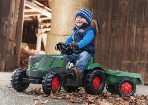 Traktors ar pedāļiem un piekabi Rolly Kid Fendt 516 Vario (2,5-5 gadiem) Vācija 013166