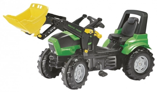 Детский Трактор с педалями и съемным ковшом Rolly Toys rollyFarmtrac Deutz Agrotron 7250 TTV (3 - 8 лет) 710034