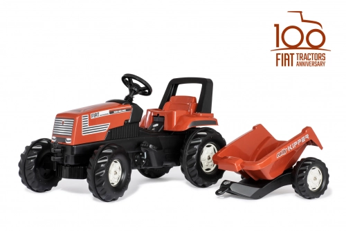 Traktors Bērniem ar pedāļiem un piekabi rollyFarmtrac Fiat Centenario (3-8 gadiem) 601318