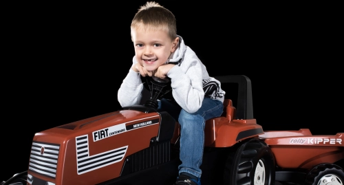 Traktors Bērniem ar pedāļiem un piekabi rollyFarmtrac Fiat Centenario (3-8 gadiem) 601318