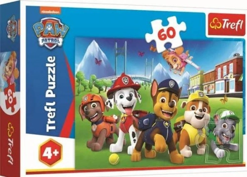 Trefl Puzzle 60 el. Psi Patrol Psi Patrol. Na polanie